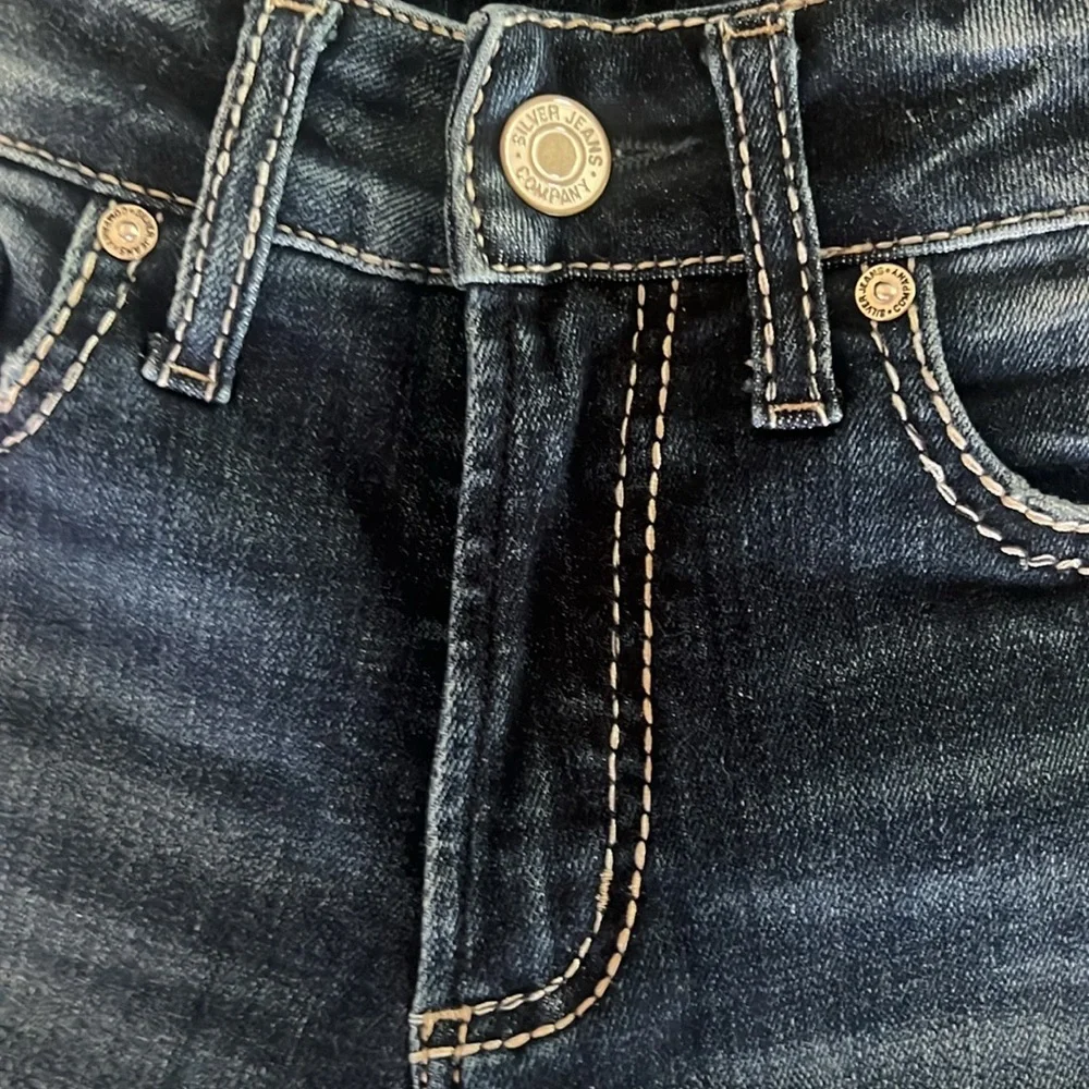 Women’s Silver Siki Skinny Blue Jeans. Size 26/29